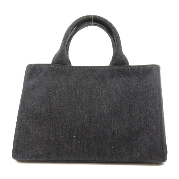 Prada Canapa Denim Tote Bag - Picture 2 of 10